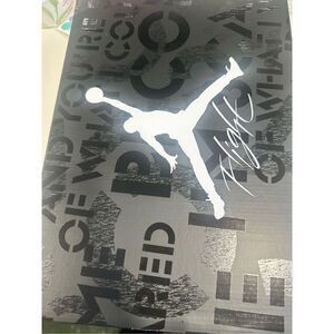 New- Air Jordan 4 Retro Black/White, size 9